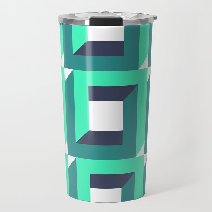 Modern Geometric 74B Travel Mug Gallery Image 1