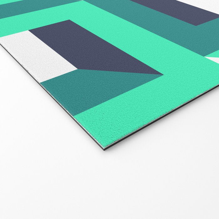 Modern Geometric 74B Welcome Mat Gallery Image 2