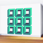 Modern Geometric 74B Wall Mural Gallery Image 2