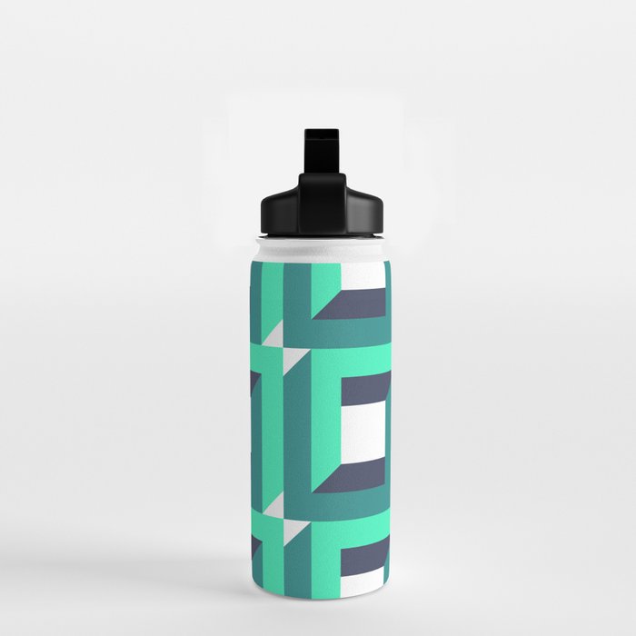 Modern Geometric 74B Water Bottle Gallery Image 2