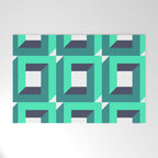 Modern Geometric 74B Welcome Mat Gallery Image 1