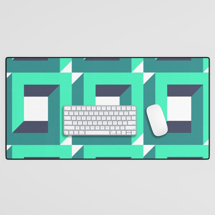 Modern Geometric 74B Desk Mat Gallery Image 1