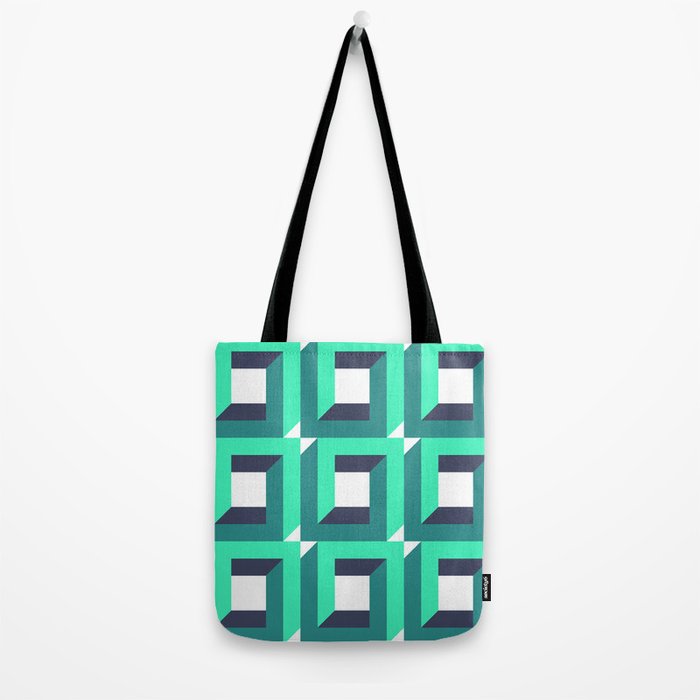 Modern Geometric 74B Tote Bag Gallery Image 2