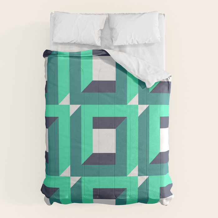 Modern Geometric 74B Comforter Gallery Image 6