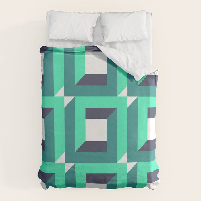 Modern Geometric 74B Duvet Cover Gallery Image 6