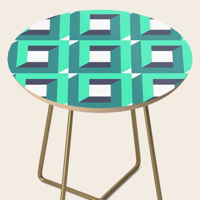 Modern Geometric 74B Side Table Gallery Image 2