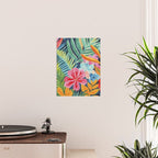Exotic Garden Escape Multicolor Modern Botanical Art Poster Gallery Image 2