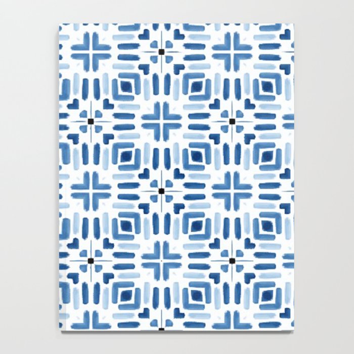 Moroccan patchwork tile - blue Notebook Gallery Image 4