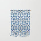 Moroccan patchwork tile - blue Wall Hanging Gallery Image 1