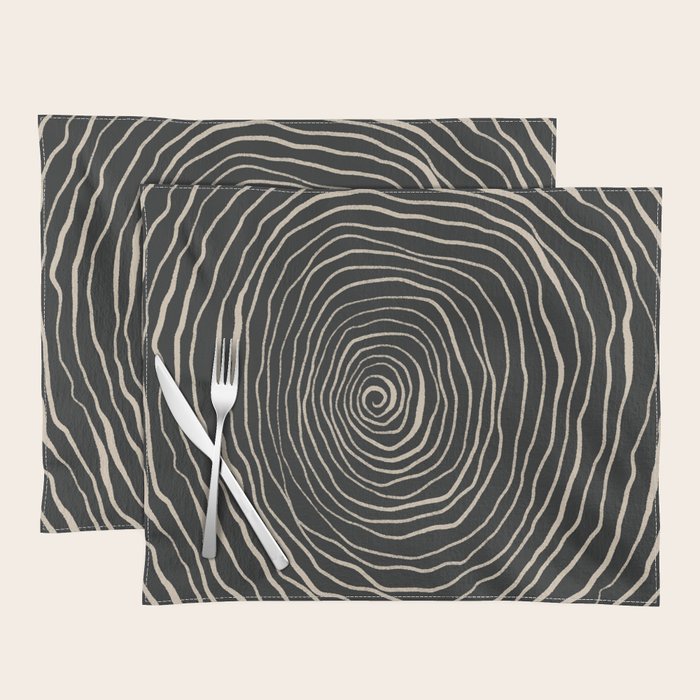 Strokes 07: Nero Black Edition  Placemat Gallery Image 1