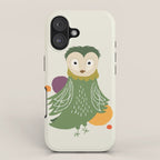 Quirky Barn Owl iPhone Case Gallery Image 1