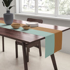 Color Block Abstract X Table Runner Gallery Image 2