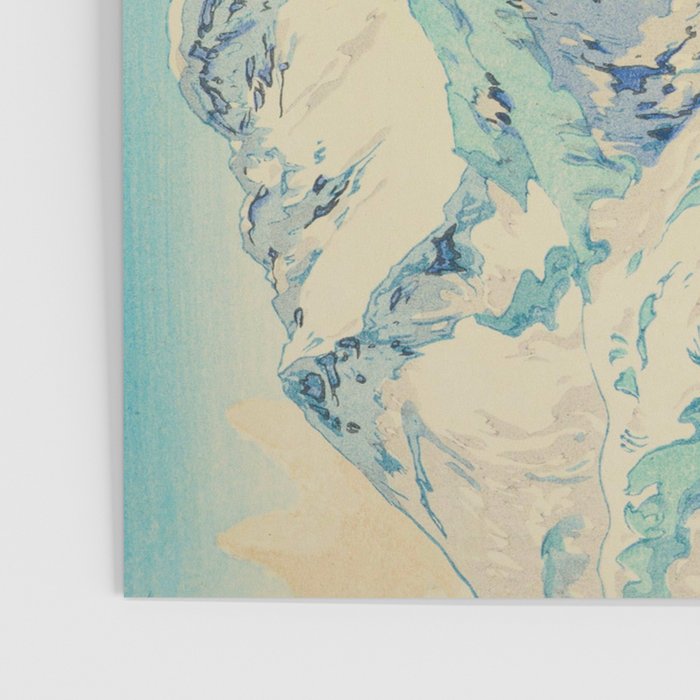 The Jungfrau Vintage Beautiful Japanese Woodblock Print Hiroshi Yoshida Poster Gallery Image 3