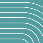 Minimal Arch XXIV Beachy Teal Modern Geometric Lines Coffee Mug Gallery Image 2