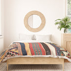 Salé  Antique Morocco North African Flatweave Rug Print Duvet Cover Gallery Image 3