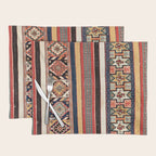 Salé  Antique Morocco North African Flatweave Rug Print Placemat Gallery Image 1