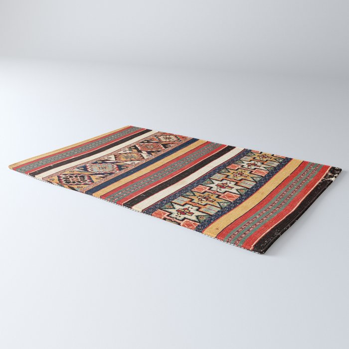 Salé  Antique Morocco North African Flatweave Rug Print Rug Gallery Image 3