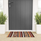 Salé  Antique Morocco North African Flatweave Rug Print Welcome Mat Gallery Image 3