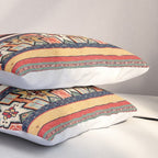 Salé  Antique Morocco North African Flatweave Rug Print Pillow Sham Gallery Image 3