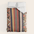 Salé  Antique Morocco North African Flatweave Rug Print Duvet Cover Gallery Image 6