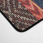 Salé  Antique Morocco North African Flatweave Rug Print Desk Mat Gallery Image 4