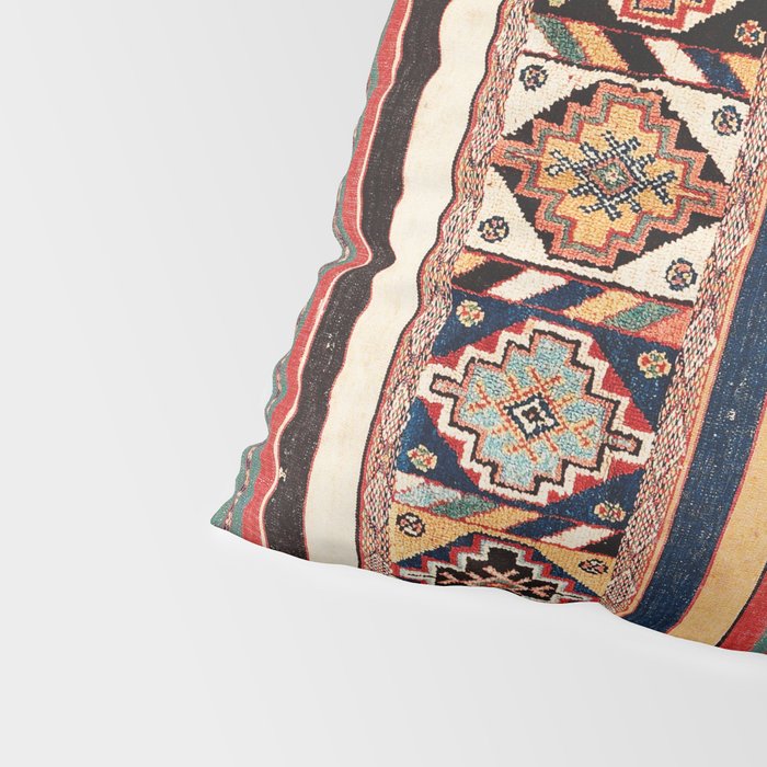 Salé  Antique Morocco North African Flatweave Rug Print Pillow Sham Gallery Image 4