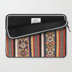 Salé  Antique Morocco North African Flatweave Rug Print Laptop Sleeve Gallery Image 2