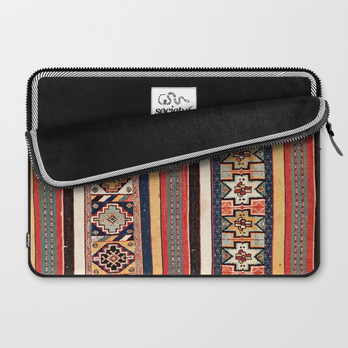 Salé  Antique Morocco North African Flatweave Rug Print Laptop Sleeve Gallery Image 2