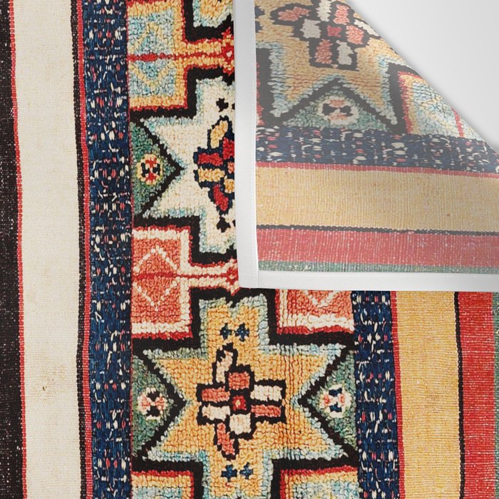 Salé  Antique Morocco North African Flatweave Rug Print Wall Tapestry Gallery Image 3