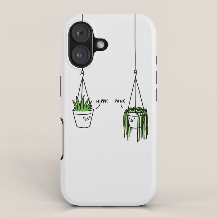 Hippie and Punk plants iPhone Case Gallery Image 1
