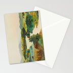 Anna Mary Robertson 'Grandma' Moses Upper Cambridge Valley American Folk Art Stationery Card Gallery Image 2