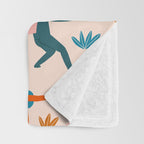 Nymphs pattern Throw Blanket Gallery Image 3