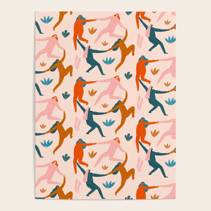 Nymphs pattern Poster Gallery Image 1