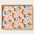 Nymphs pattern Serving Tray Gallery Image 1