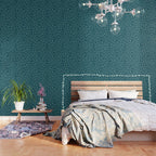 Organic Matter in Dark Teal Wallpaper Gallery Image 3