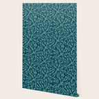 Organic Matter in Dark Teal Wallpaper Gallery Image 2