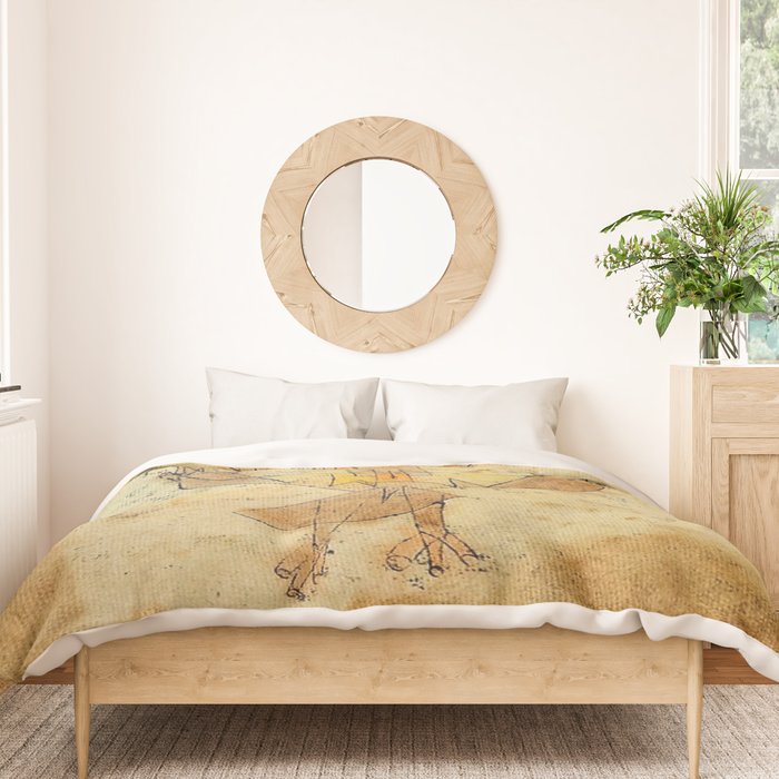  Paul Klee Angelus Novus 1920 Duvet Cover Gallery Image 3