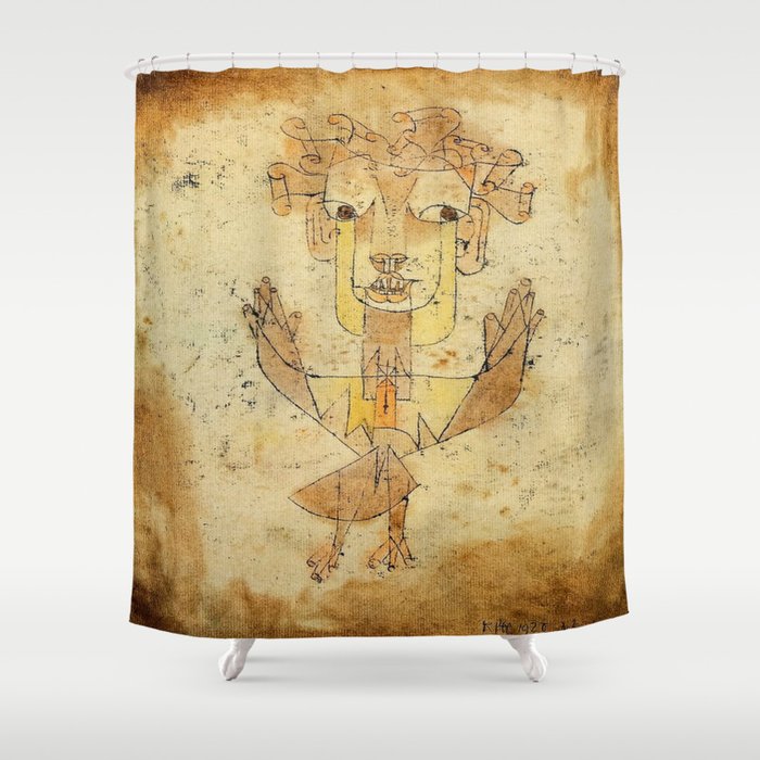  Paul Klee Angelus Novus 1920 Shower Curtain Gallery Image 1