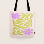 Lilac & Lime: Les Fleurs | Flower Market Color Series 02 Tote Bag Gallery Image 1