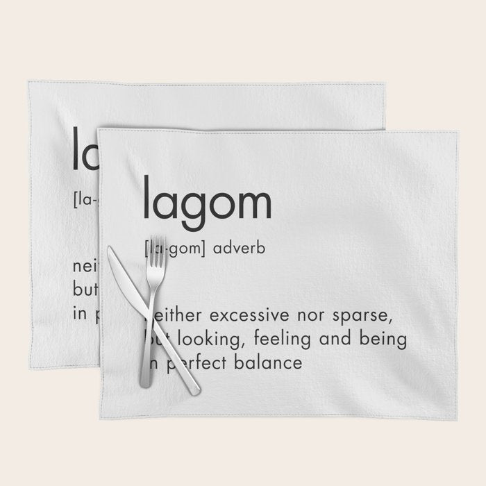 Lagom Definition Placemat Gallery Image 1
