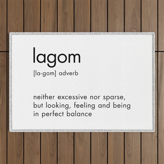 Lagom Definition Outdoor Rug Gallery Image 1