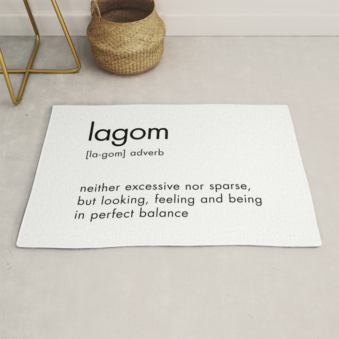 Lagom Definition Rug Gallery Image 1