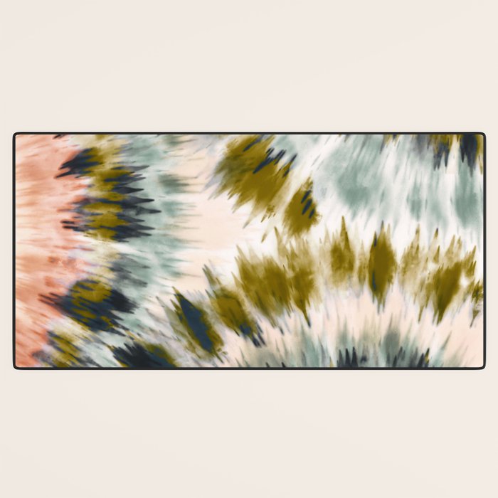Mosaic tie dye 45B Desk Mat Gallery Image 3