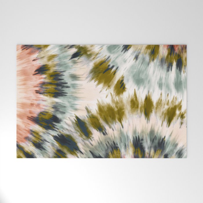 Mosaic tie dye 45B Welcome Mat Gallery Image 1