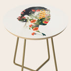 Minimal Collage Floral Portrait 4 Side Table Gallery Image 2