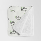 Let's plant a forest Throw Blanket Gallery Image 3