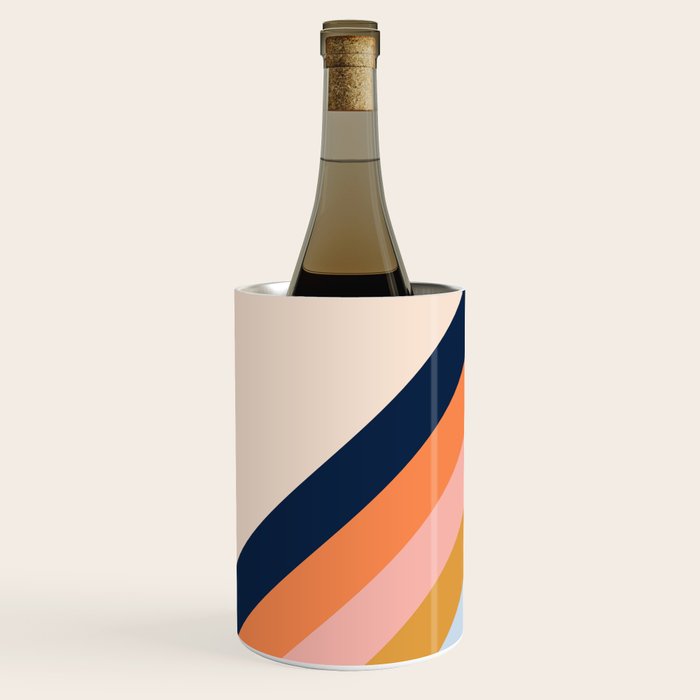 Retro stripes Wine Chiller Gallery Image 2