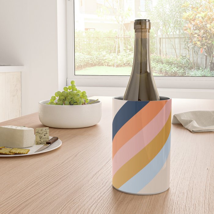 Retro stripes Wine Chiller Gallery Image 4