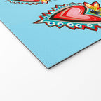 Hearts in Blue  Welcome Mat Gallery Image 2