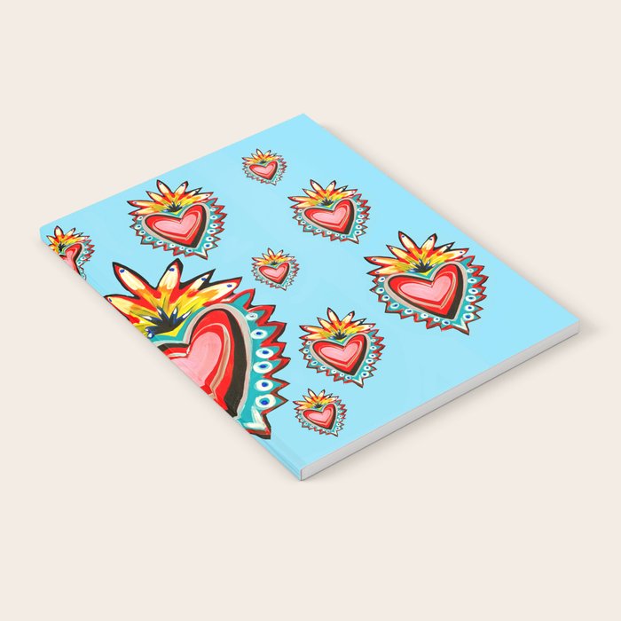 Hearts in Blue  Notebook Gallery Image 1
